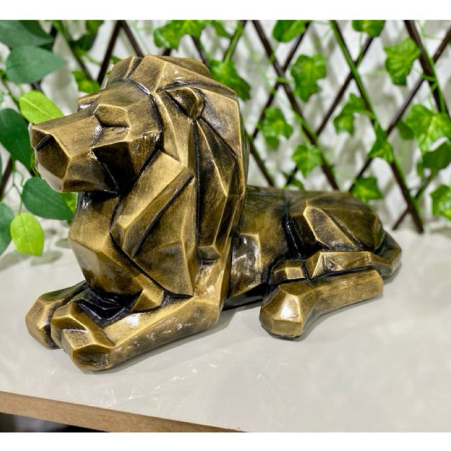 Escultura Leão Atlas Zahara® – Força e Elegância