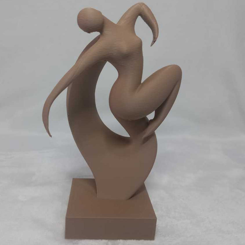 Escultura Movimento Liora Zahara® – Leveza e Expressão - Marrom Claro