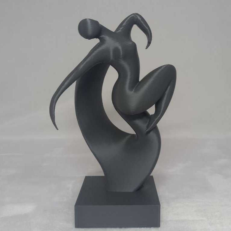 Escultura Movimento Liora Zahara® – Leveza e Expressão - Grafite