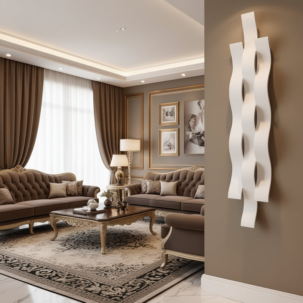 Escultura de Parede Flux Zahara® – Movimento e Design