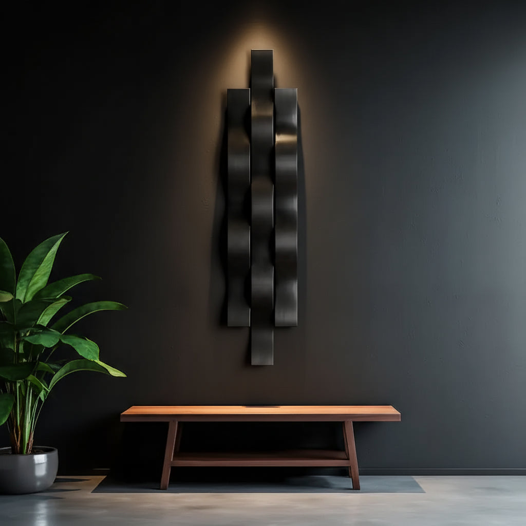 Escultura de Parede Flux Zahara® – Movimento e Design