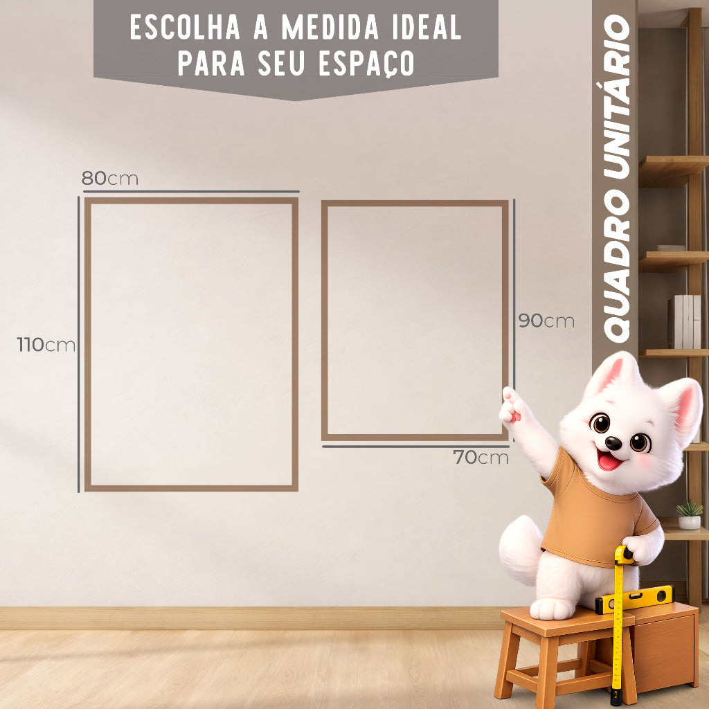 Quadro Aurea Zahara® – Relevo e Sofisticação