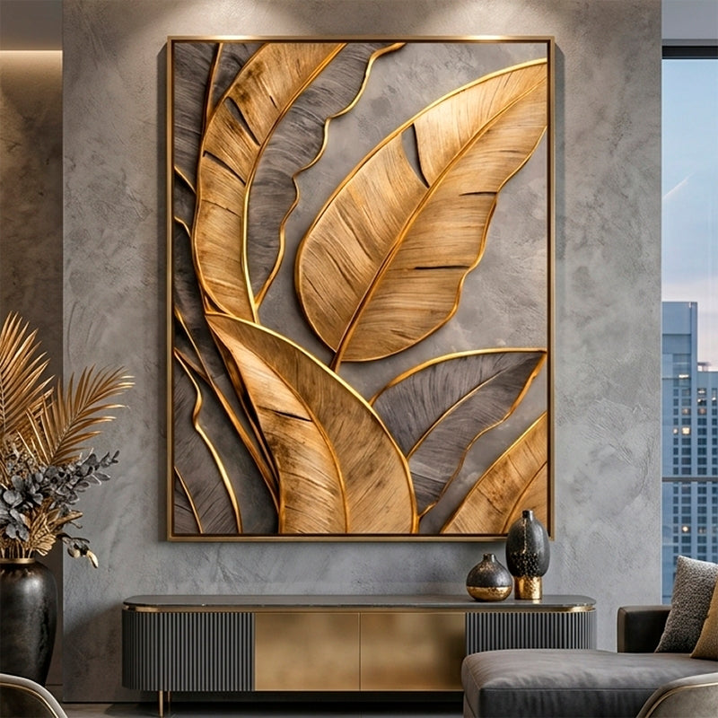 Quadro Aurea Zahara® – Relevo e Sofisticação