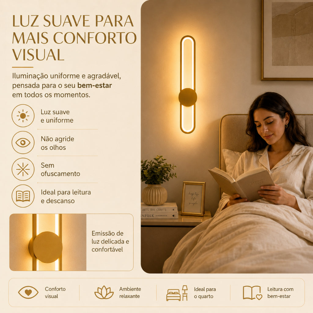 Arandela Axis Zahara® – Luz e Arquitetura