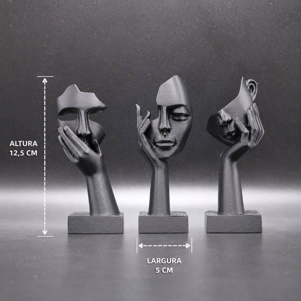 Kit Faces Aura Zahara® – Arte Abstrata e Sofisticação