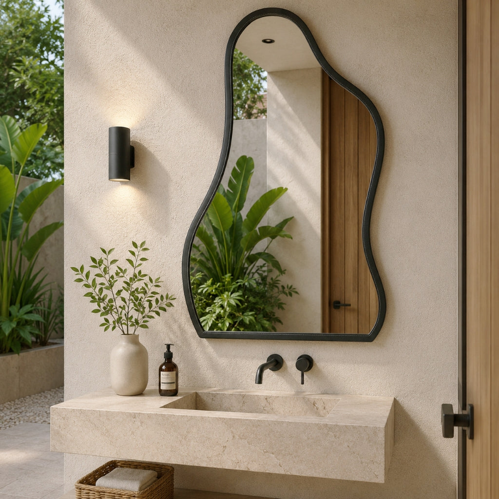 Espelho Flame Zahara® – Amplitude e Design Orgânico