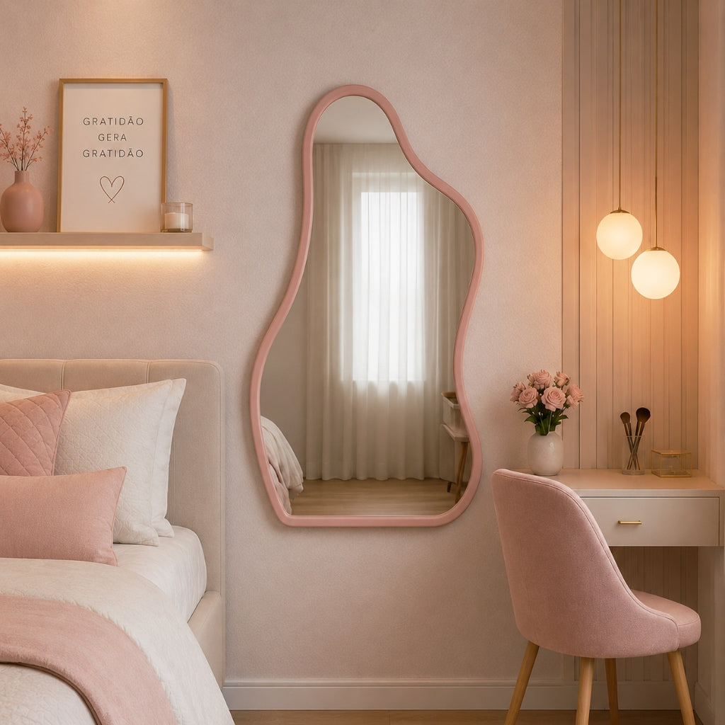 Espelho Flame Zahara® – Amplitude e Design Orgânico