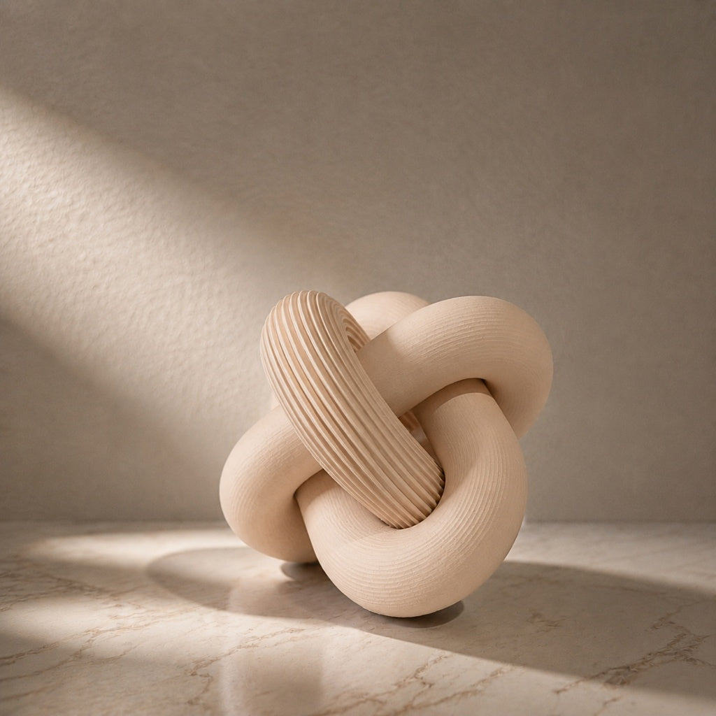 Escultura Elo Nara Zahara® – Forma Orgânica e Presença - Nude