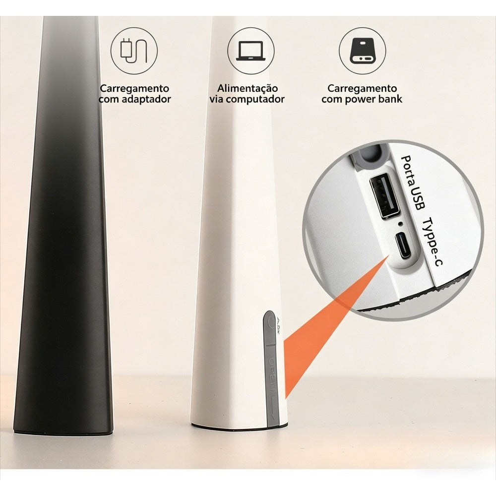 Luminária Lucent Zahara® – Autonomia e Conforto Visual