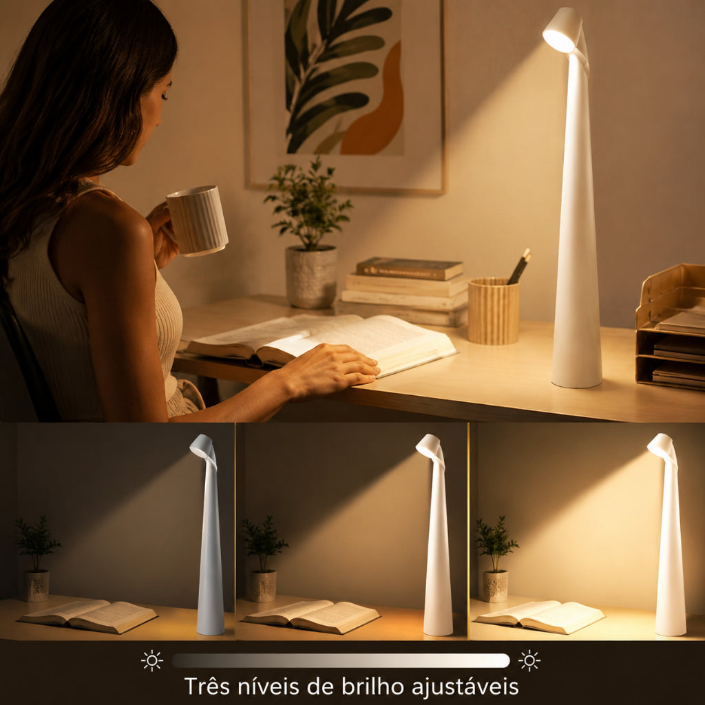 Luminária Lucent Zahara® – Autonomia e Conforto Visual