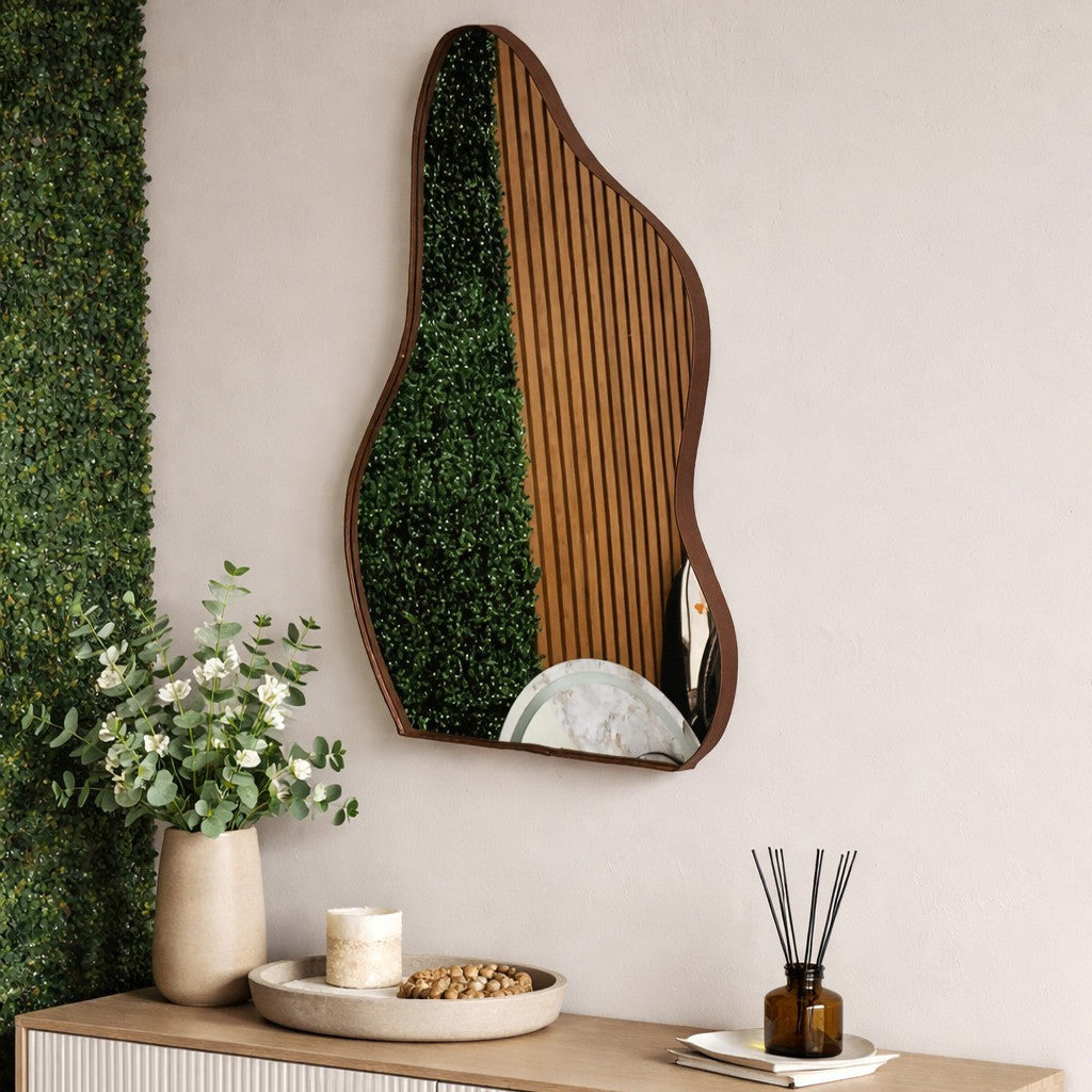 Espelho Flame Zahara® – Amplitude e Design Orgânico