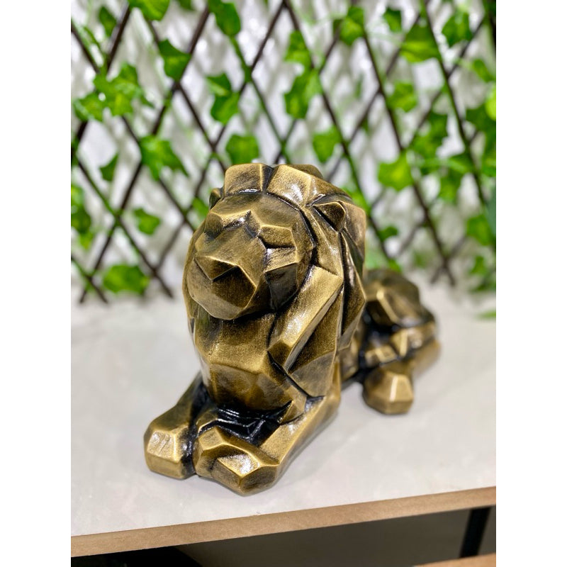 Escultura Leão Atlas Zahara® – Força e Elegância