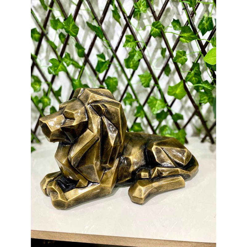 Escultura Leão Atlas Zahara® – Força e Elegância