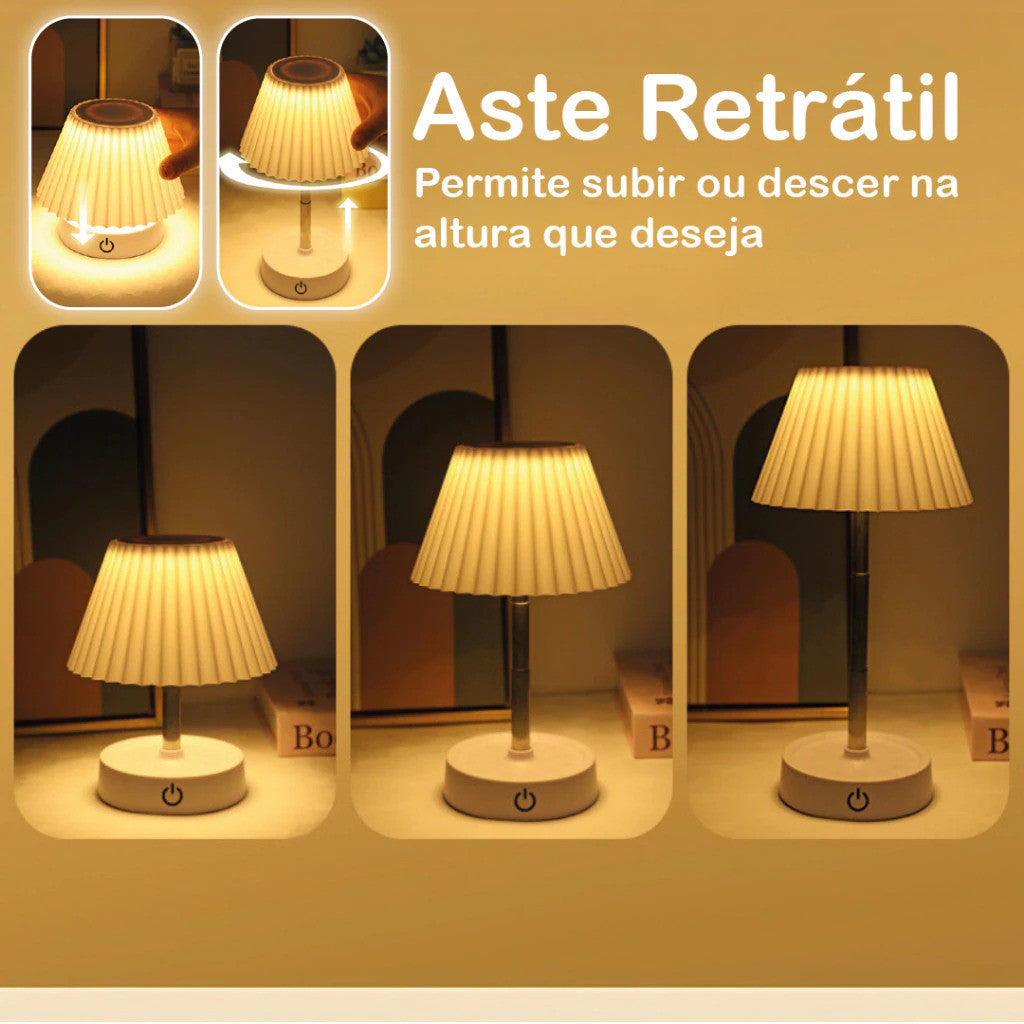Luminária Halo Zahara® – Mobilidade e Conforto