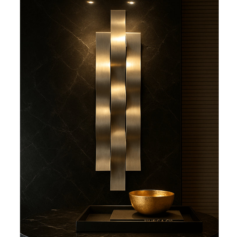 Escultura de Parede Flux Zahara® – Movimento e Design