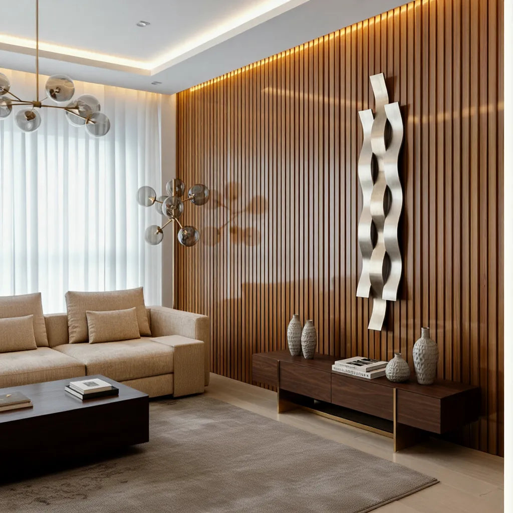 Escultura de Parede Flux Zahara® – Movimento e Design