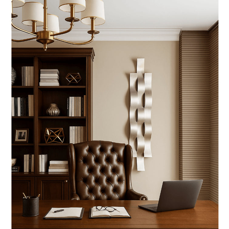 Escultura de Parede Flux Zahara® – Movimento e Design - Variação 3