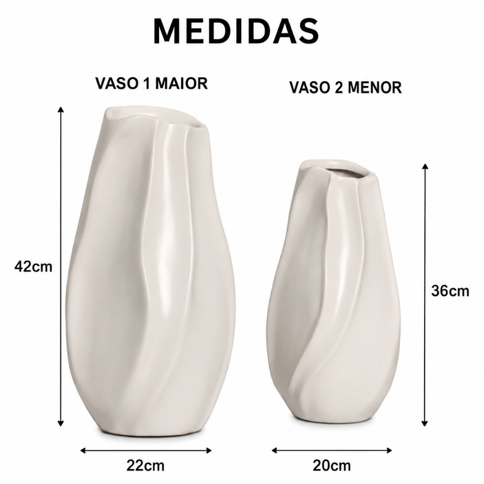 Vaso Cava Zahara® – Forma Orgânica e Sofisticação