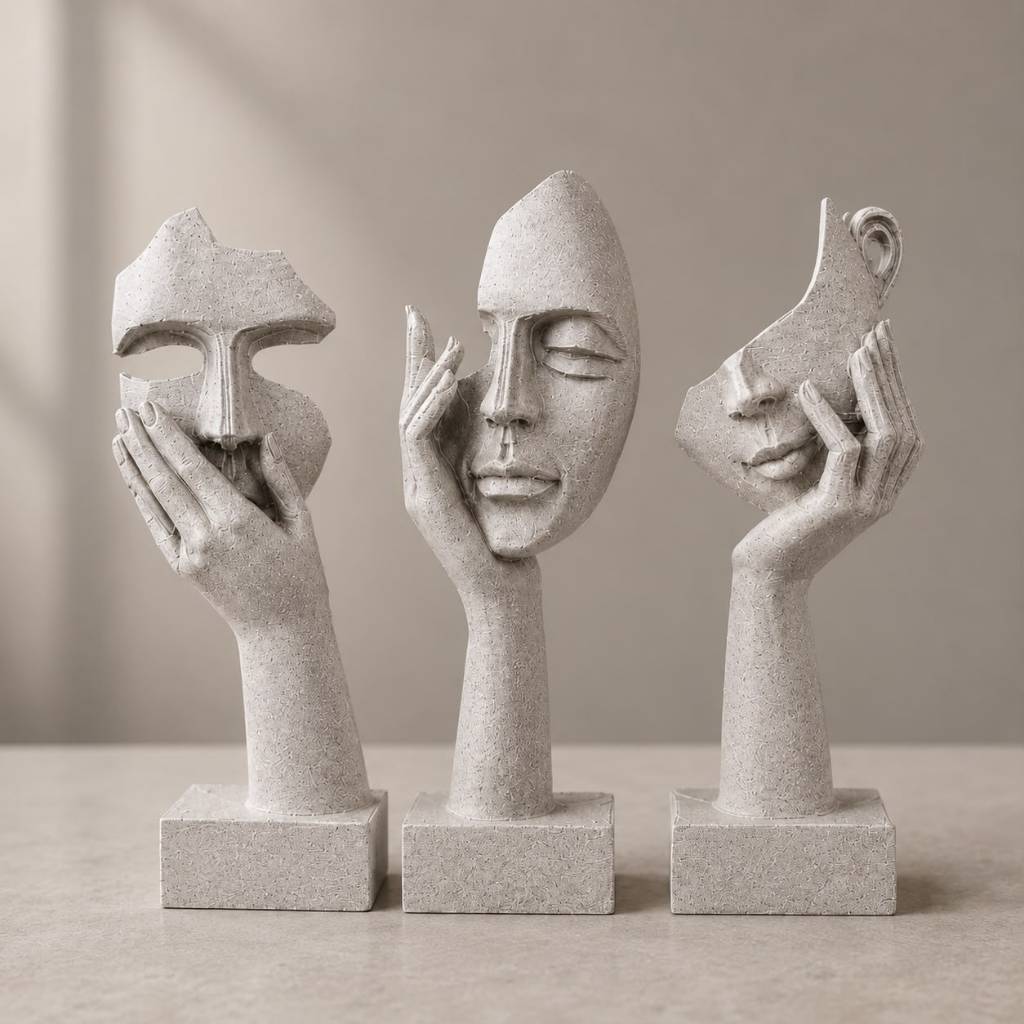 Kit Faces Aura Zahara® – Arte Abstrata e Sofisticação